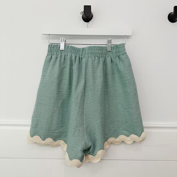 Women’s Entro Sage Ric Rac Short Set Size Small S - Picture 10 of 10